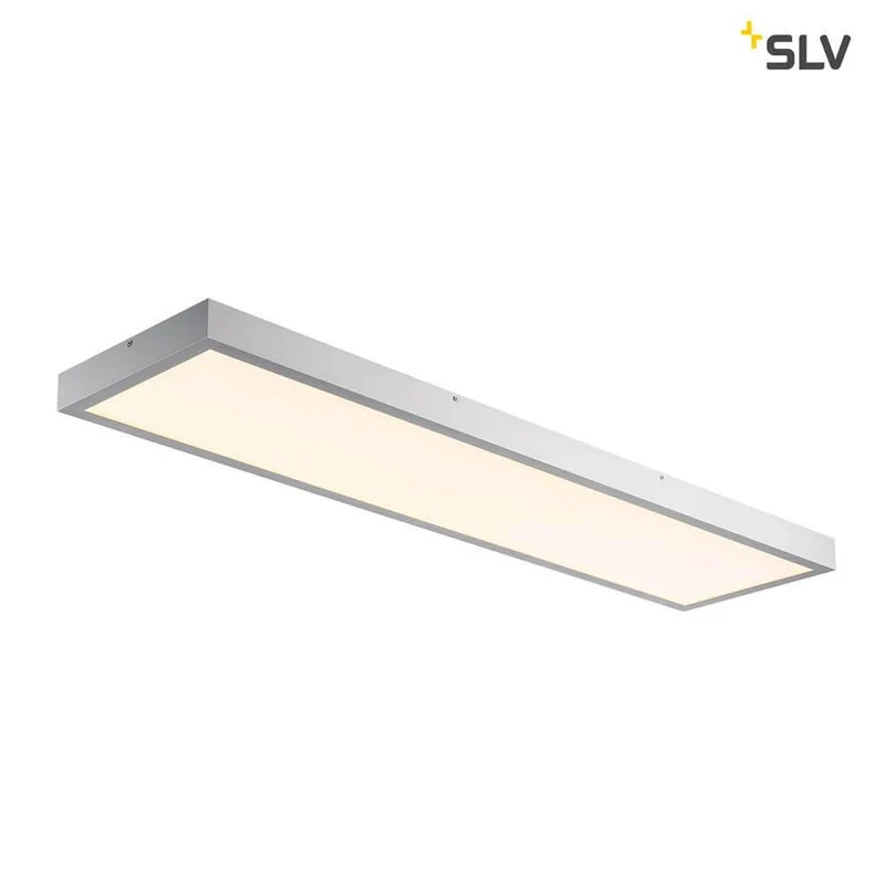 LED Panel 120x30cm 3000K Silbergrau