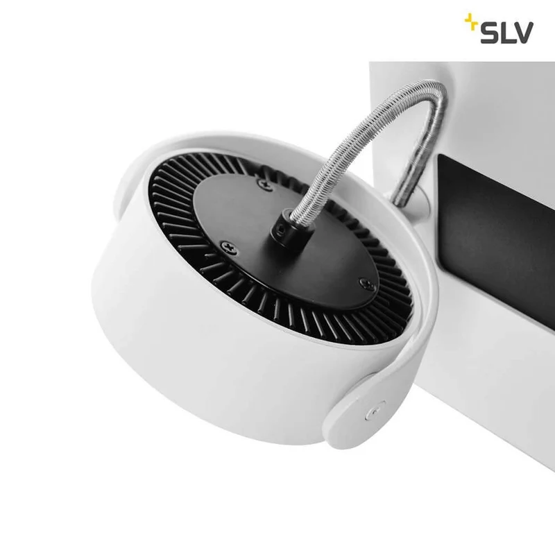 Tec Kalu LED Aufbauleuchte Double Weiß, Schwarz