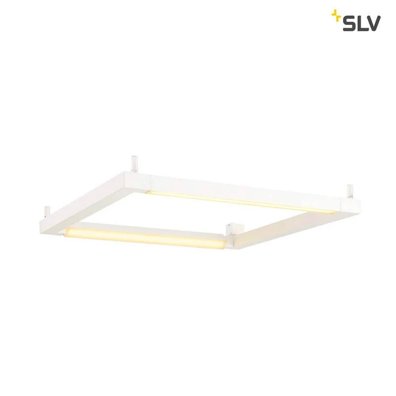 Open Grill LED Double Twist Wand- & Deckenleuchte Weiß