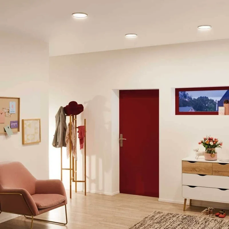 Einbau LED-Panel Ø 23cm Flex Dimmbar 23W Ausschnitt 5-21cm Neutralweiß