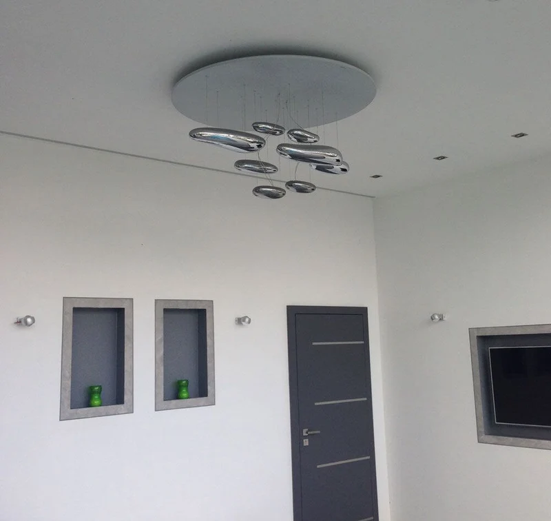 Artemide Mercury Sospensione Deckenleuchte Ø 110cm Chrom