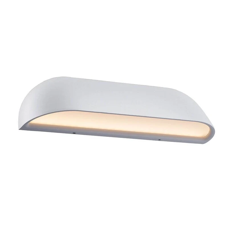 Front 26 LED Wand-Außenlampe IP44 Weiß