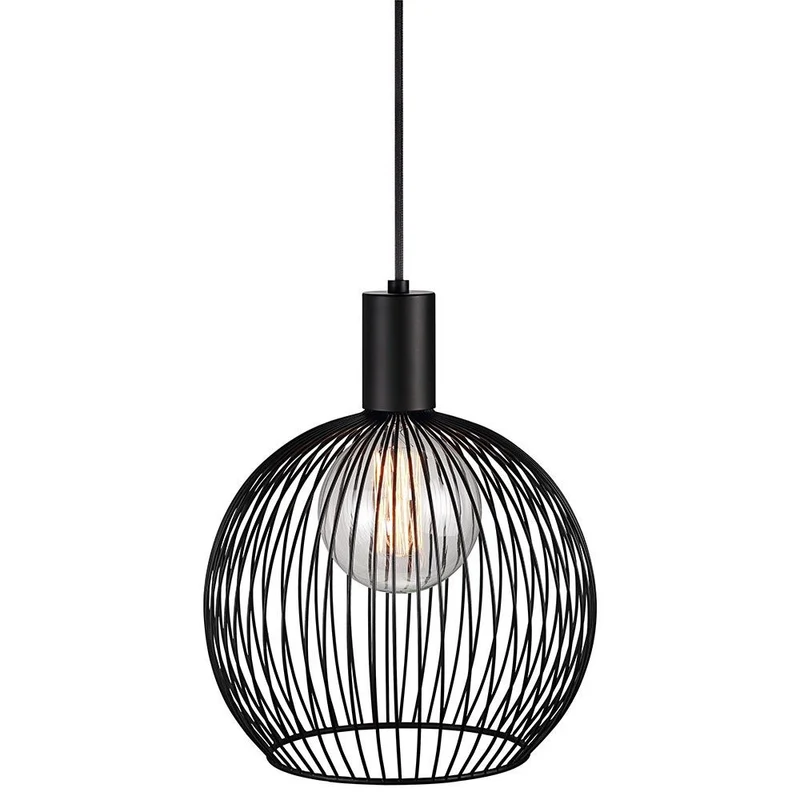 Aver 30 Gitter-Pendelleuchte Ø 30cm Schwarz