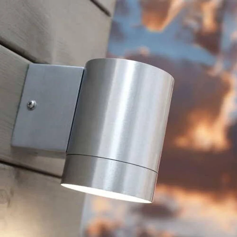 Tin Maxi Außen-Wandleuchte IP54 Alu