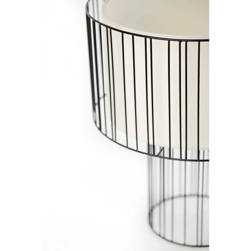 Tischlampe LINDA Schwarz, Weiß