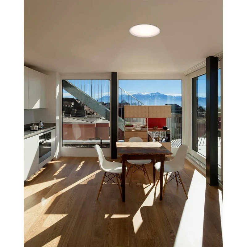 LED Einbauleuchte LUAN Warmweiß IP44 Weiß