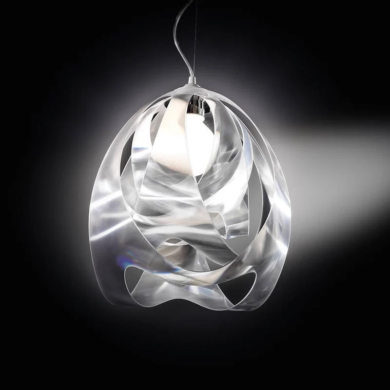 Slamp Pendelleuchte Goccia Prisma Transparent