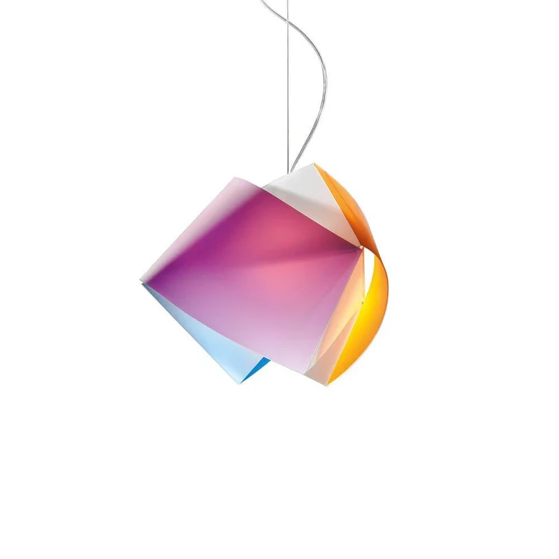 Slamp Pendelleuchte Gemmy Pflaume, Gelb, Blau