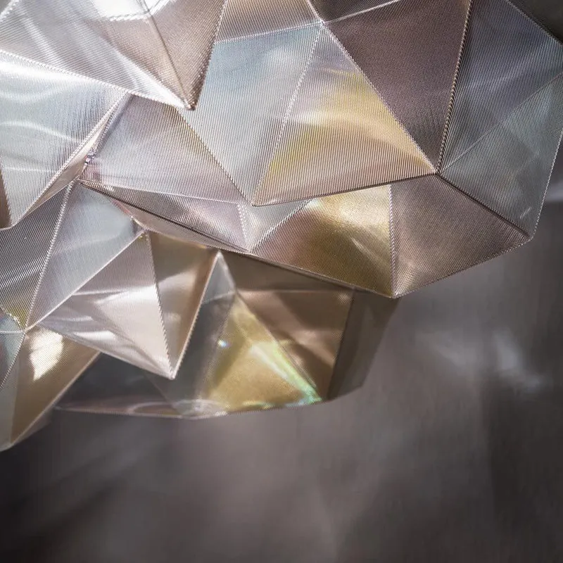 Slamp Hängelampe Drusa Goldfarben, Velvet