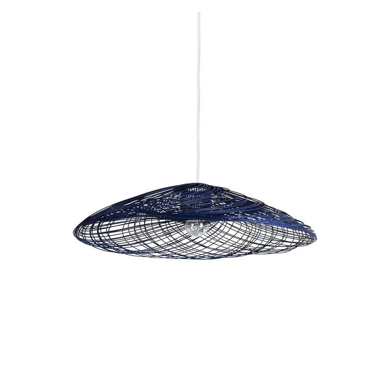 Forestier Rattan-Pendelleuchte Satelise