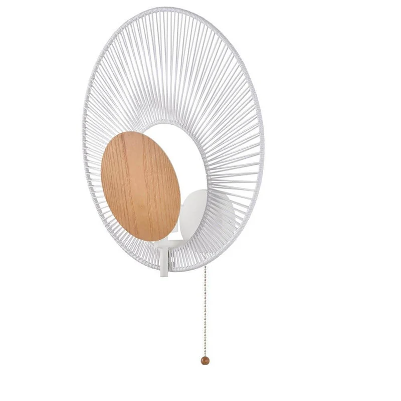 Forestier Wandleuchte Oyster mit Zugkabel