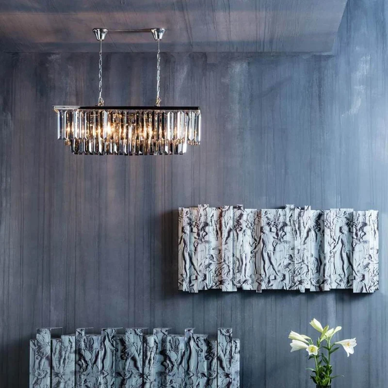 Hängeleuchte Smoky Lounge Rectan