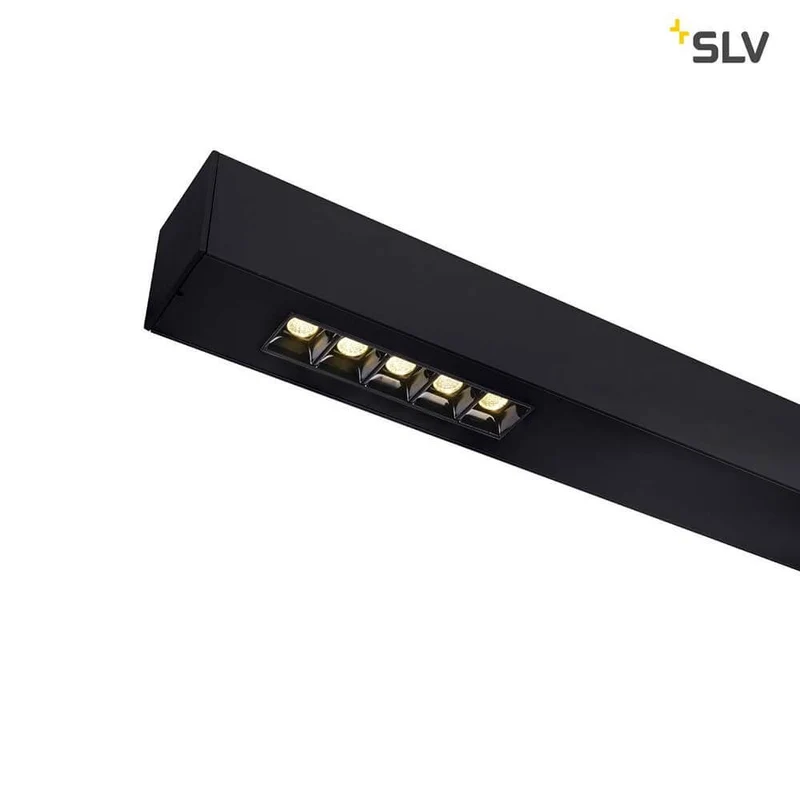 Q-Line LED Deckenaufbauleuchte 1m Schwarz 4000K