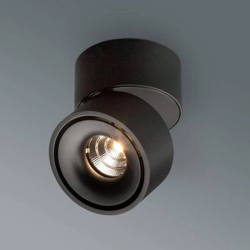 LED Aufbaulampe Simple 680lm Schwarz