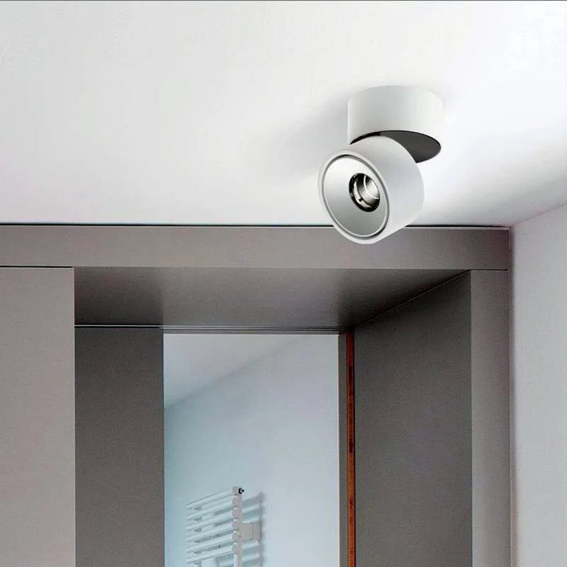 LED Aufbauspot Simple 1320lm Weiß, Schwarz