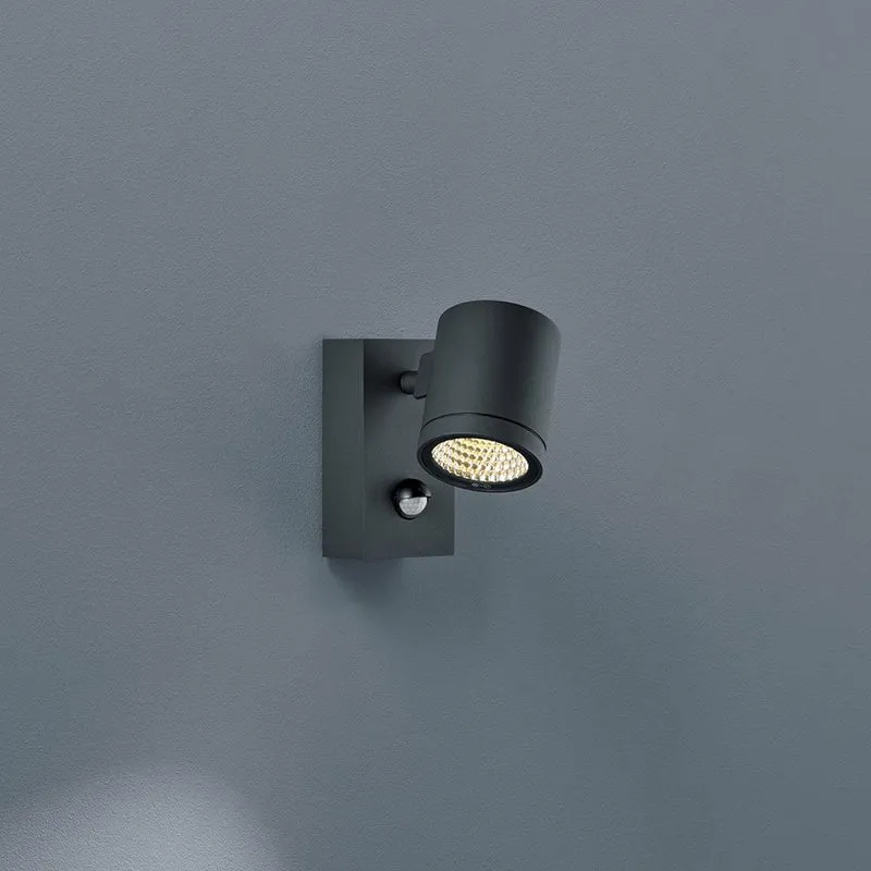 LED Sensor-Außenwandlampe Part IP44 830lm Graphit