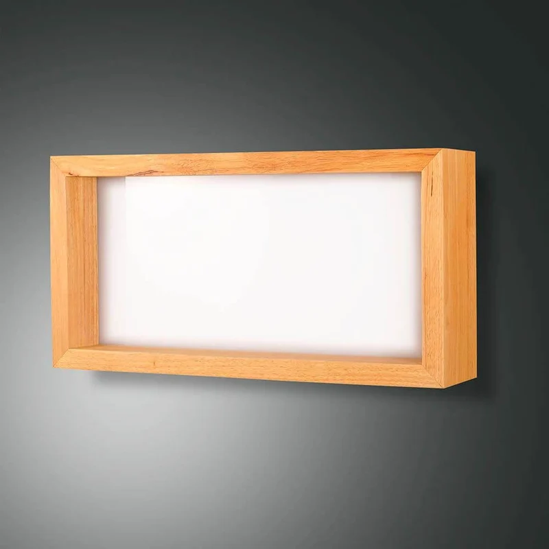 LED Wandlampe Window 3150lm Eichenholz