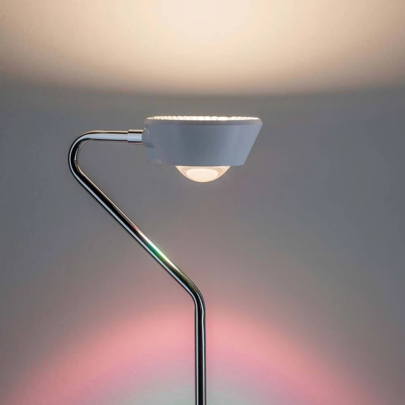 Ramos Stehleuchte dim LED 13W Weiß Chrom 230V