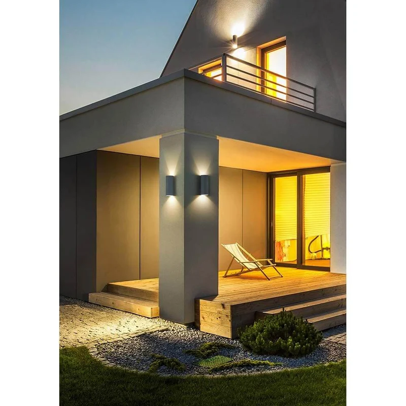 LED Außen-Wandlampe Swift IP65 Graphit