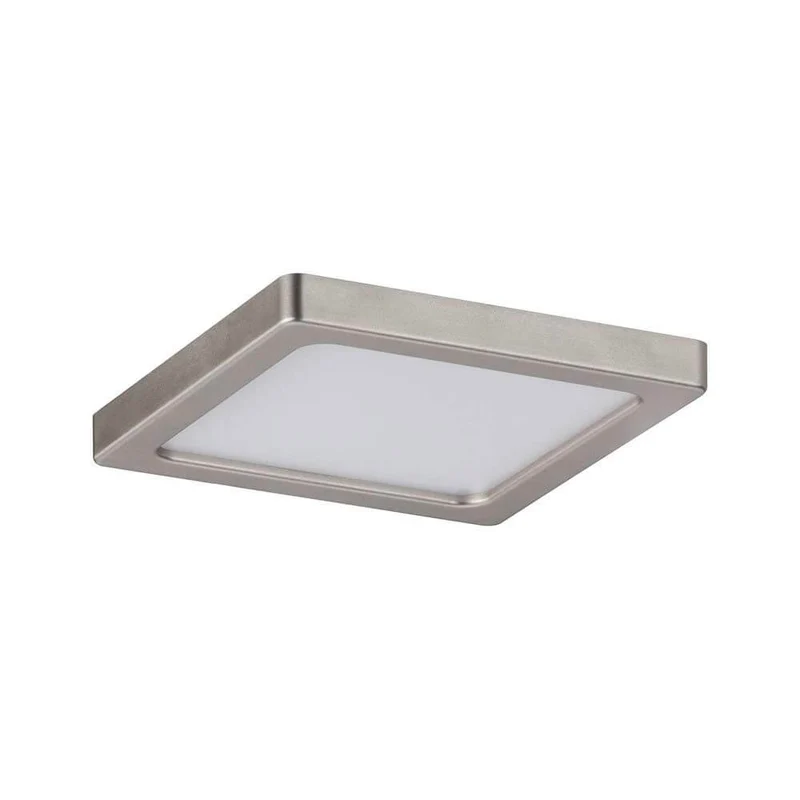 LED Panel Areo eckig 1x5W 3000K 80x80mm Nickel-Matt