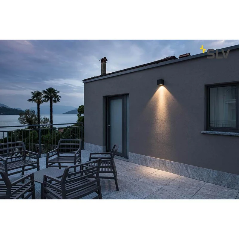 Big Theo Wall Outdoor Wandleuchte Flood Down LED 3000K Anthrazit