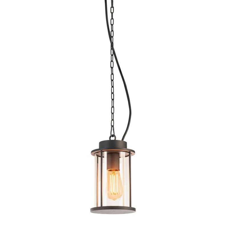 Photonia E27 Outdoor Pendelleuchte Anthrazit inkl. 5m Kette IP44