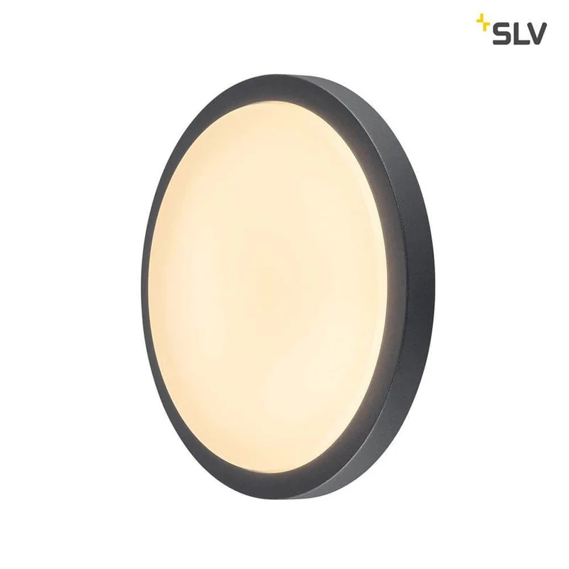 Ainos Deckenleuchte LED 3000K Rund Anthrazit mit Sensor