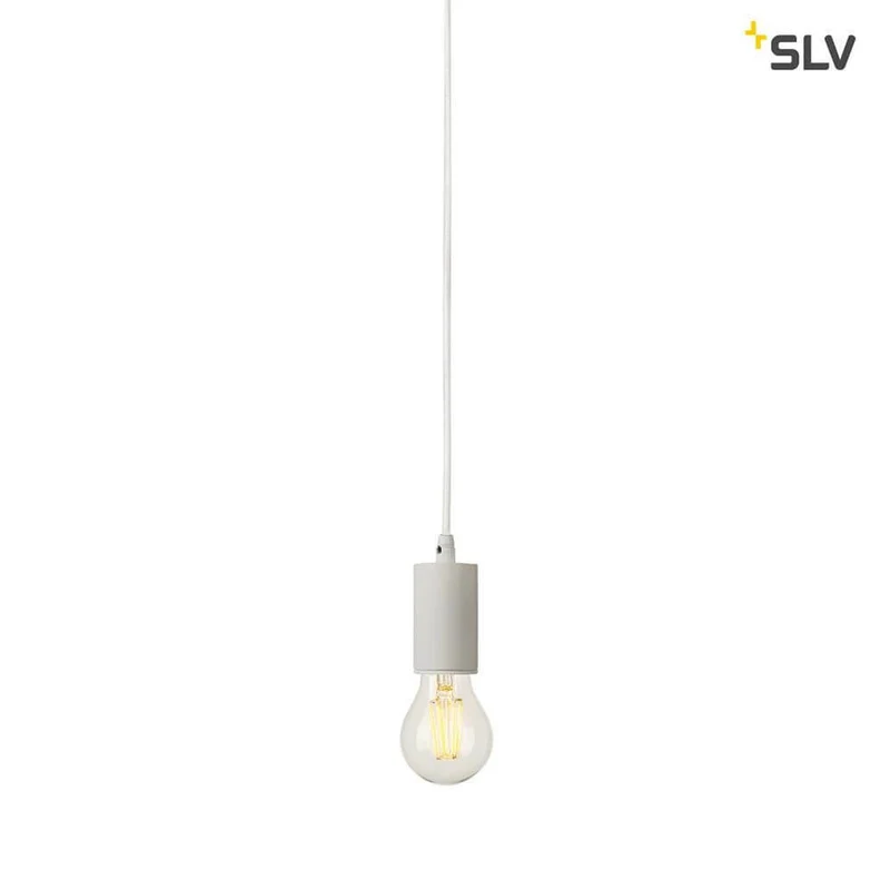 Fitu Pendelleuchte A60 Rund Weiß 5m Kabel