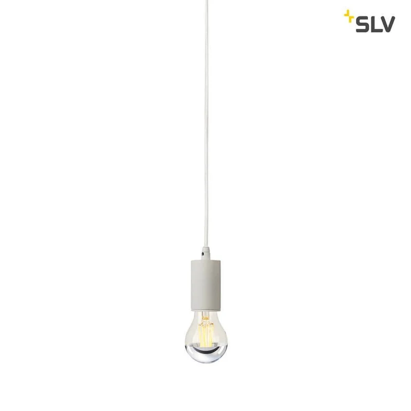 Fitu Pendelleuchte A60 Rund Weiß 5m Kabel