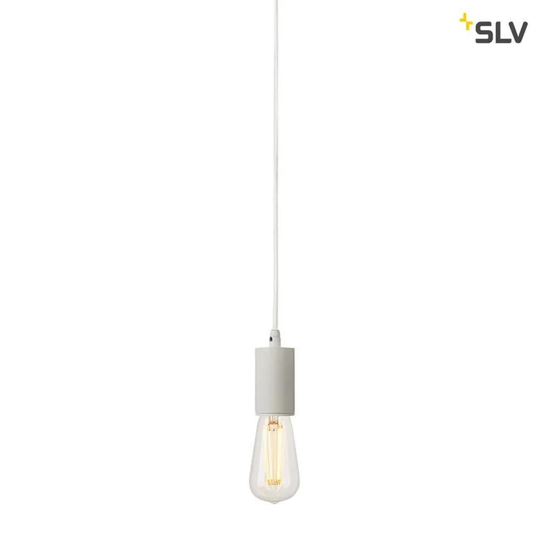 Fitu Pendelleuchte A60 Rund Weiß 5m Kabel
