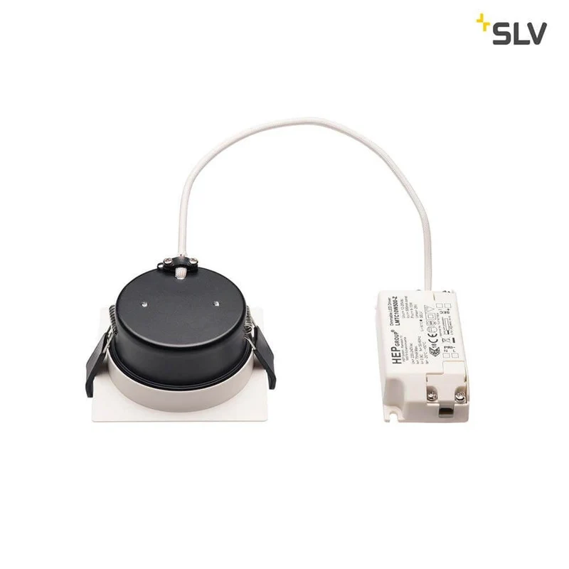 Verlux Einbauleuchte LED 3000K Mattweiß L/B: T88, 5/8, 5/4, 5cm