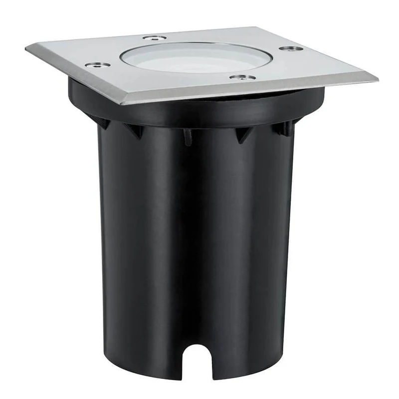 Special EBL Set Boden IP67 eckig GU10 3,5W 140x140mm Edelstahl