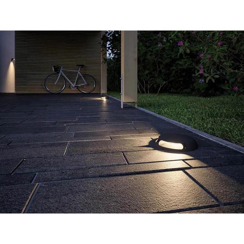 LED Plug & Shine Aufbauleuchte IP67 24V 2x350lm 3000K Anthrazit