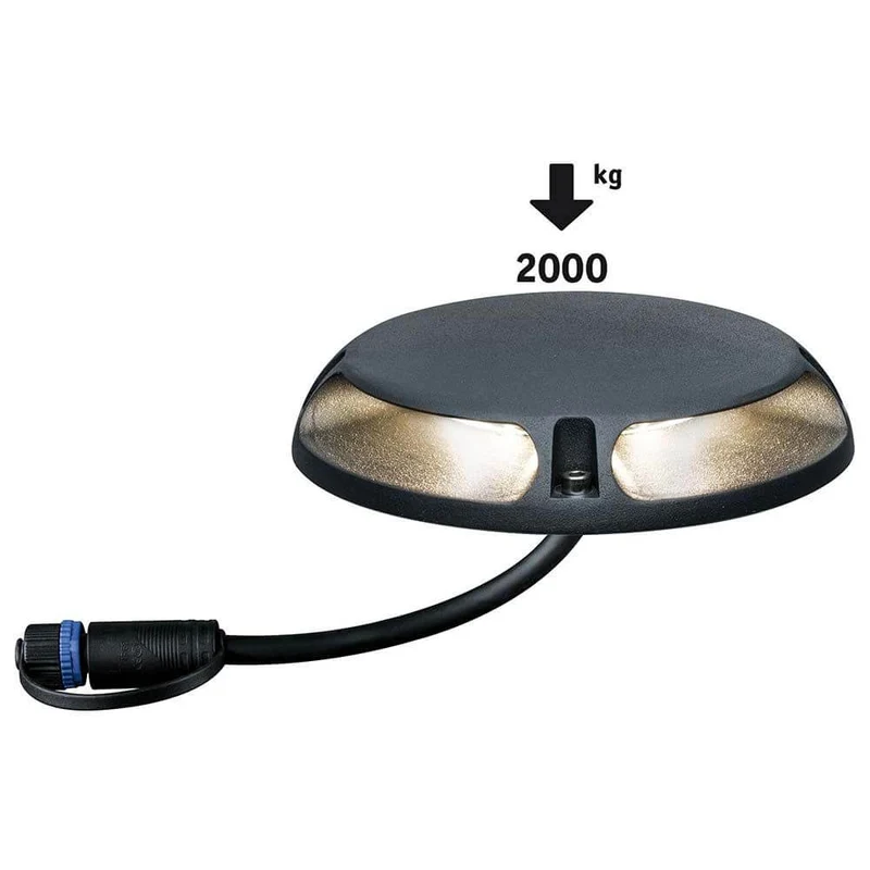 LED Plug & Shine Aufbauleuchte IP67 24V 2x350lm 3000K Anthrazit