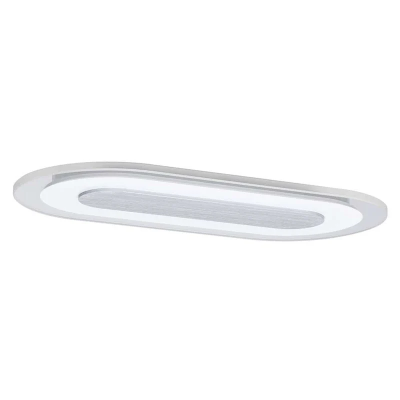 Premium EBL Set Whirl oval LED 1x8W 115x230mm Alu-Gedreht