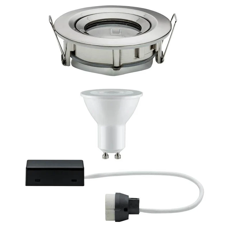 Premium EBL Set Nova IP65 schwenkbar LED 1x7W GU10