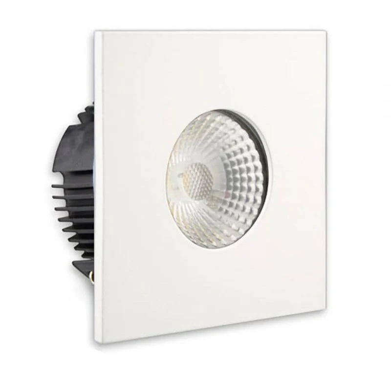 Cover für Einbaustrahler Sys-68 eckig Weiß