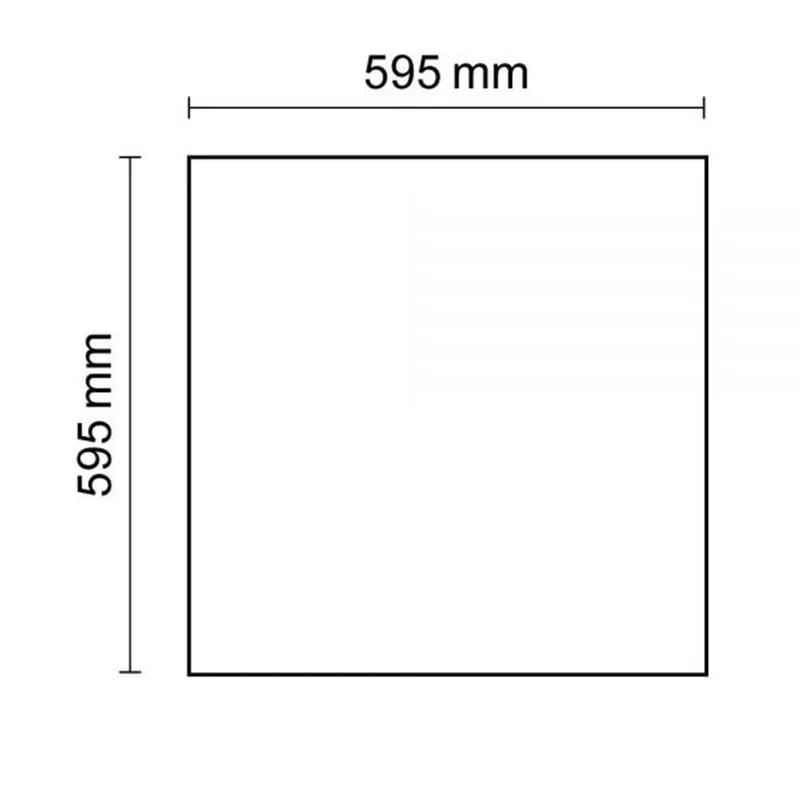 LED Panel Professional Line 600 Neutralweiß 4100lm Weiß