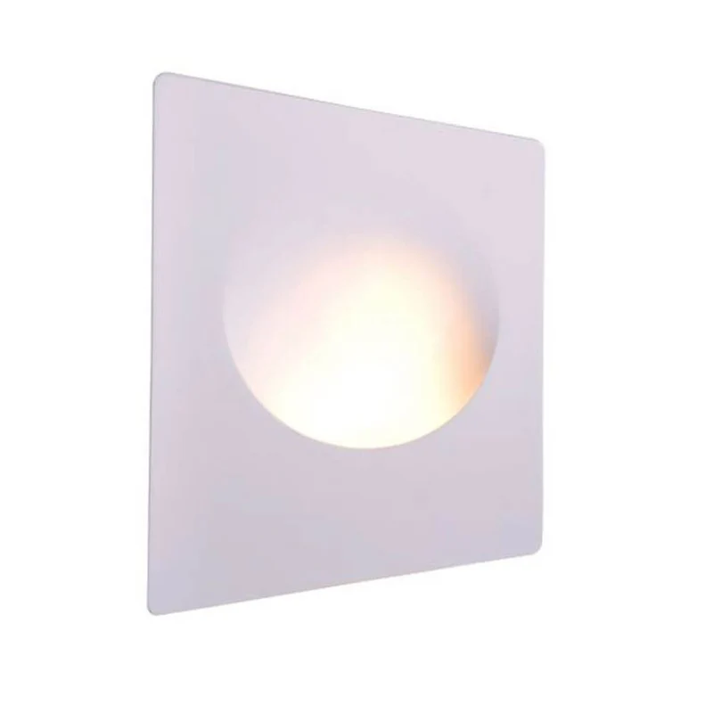 Gips-Einbaustrahler rechteckig 25 x 21cm Streichbar