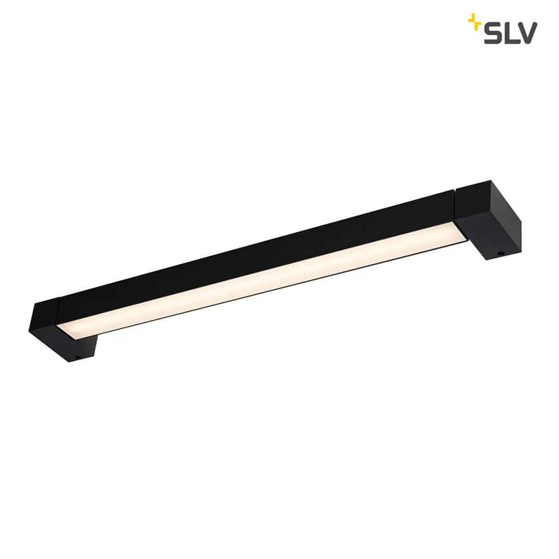 Long Grill LED Wand- und Deckenleuchte Schwarz 3000K