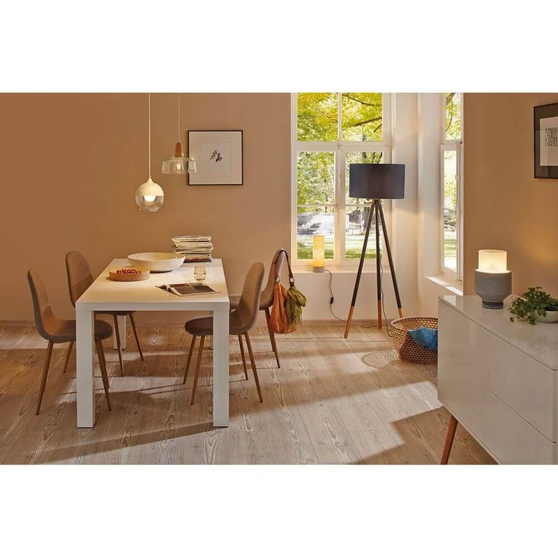 Neordic Helin Beton Pendelleuchte Grau Satin