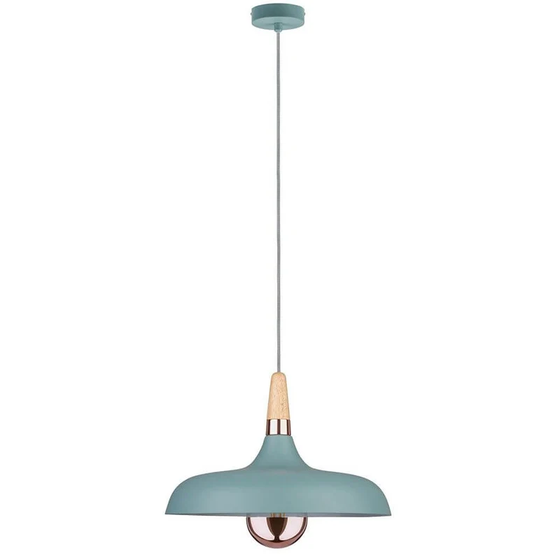 Neordic Juna Holz Pendelleuchte Softgrün