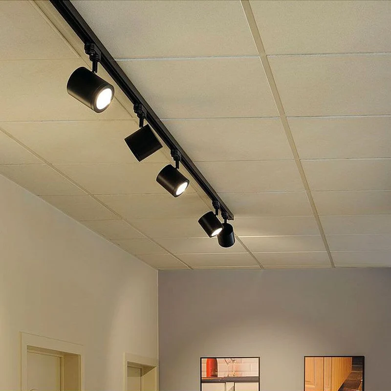Enola C 9 LED Spot 55° inkl. 3P.-Adapter 9W 3000K Schwarz