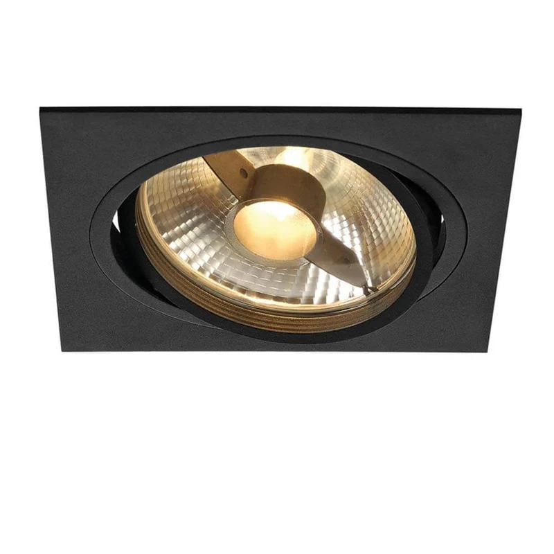 New Tria I ES111 Square Schwarz GU10 max. 75W inkl. Blattfedern