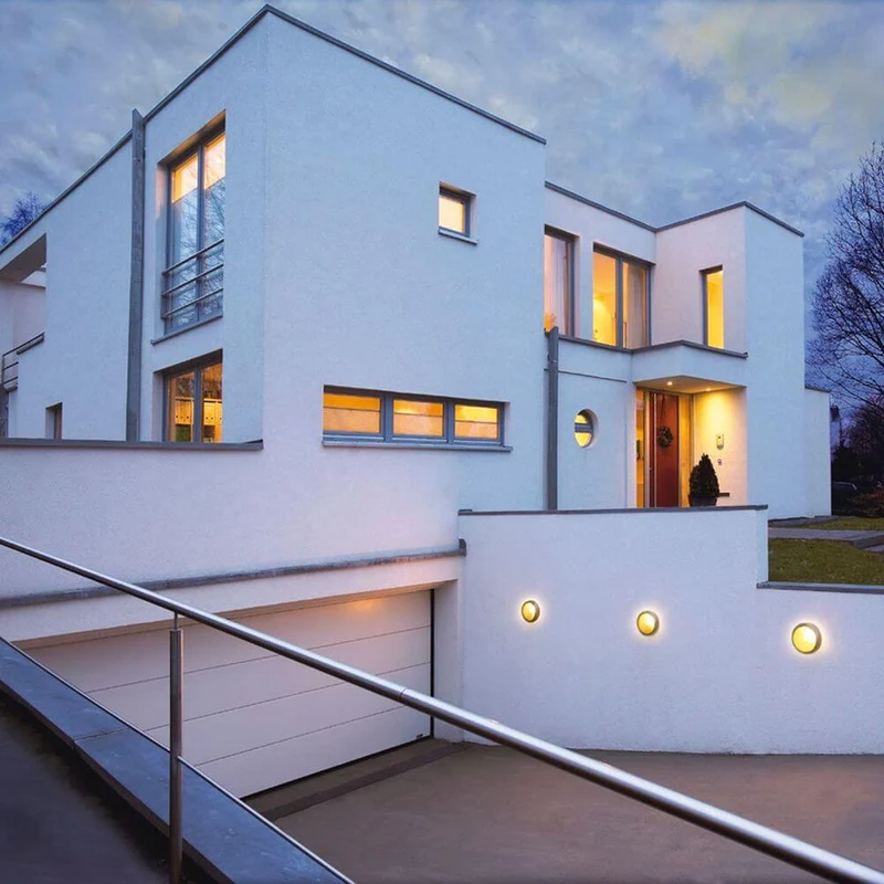 BULAN Deckenleuchte rund silbergrau E14 max. 60W satiniertes Glas