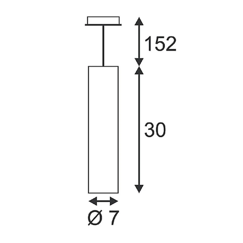 Enola B Pendelleuchte PD-1 weiß GU10 max. 50W