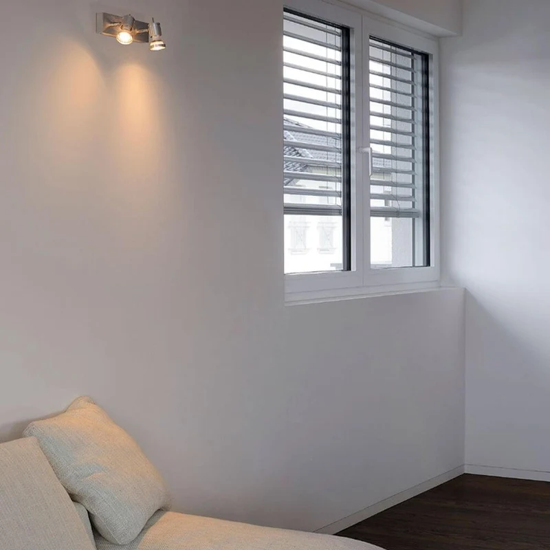 Asto II Wand- und Deckenleuchte alu brushed 2xGU10 Spot max. 75W
