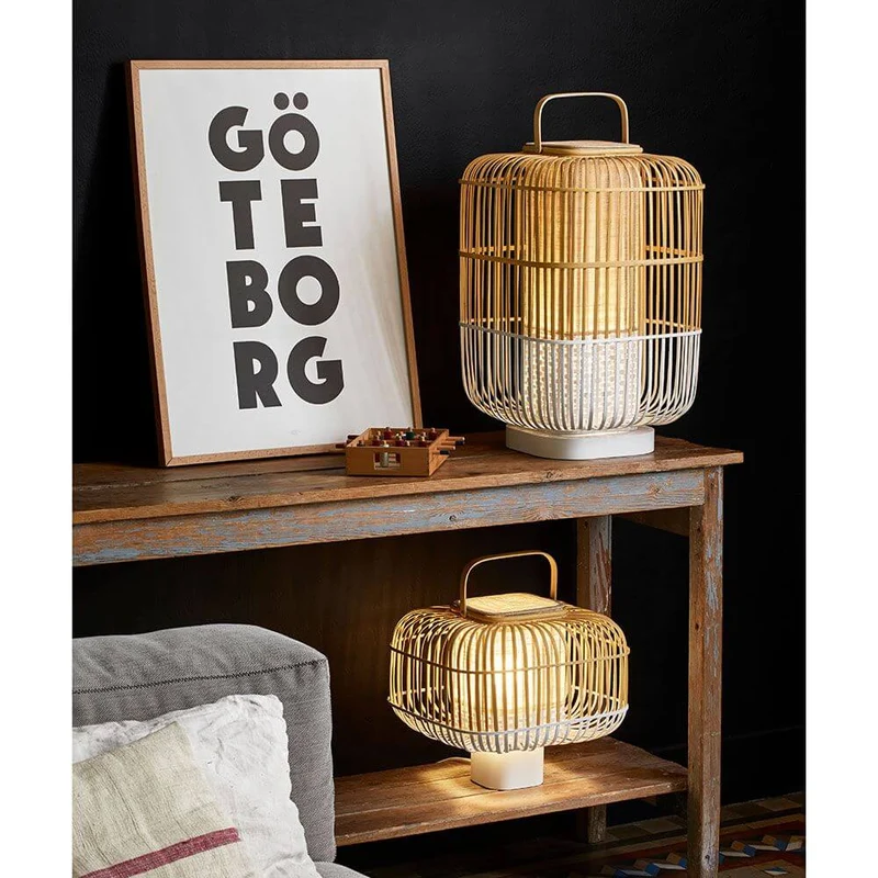 Forestier Bamboo Square Tischlampe