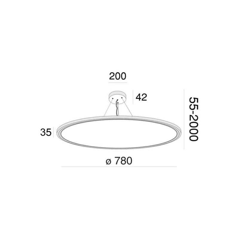 Cosmos LED Hängeleuchte Big Ø 78cm