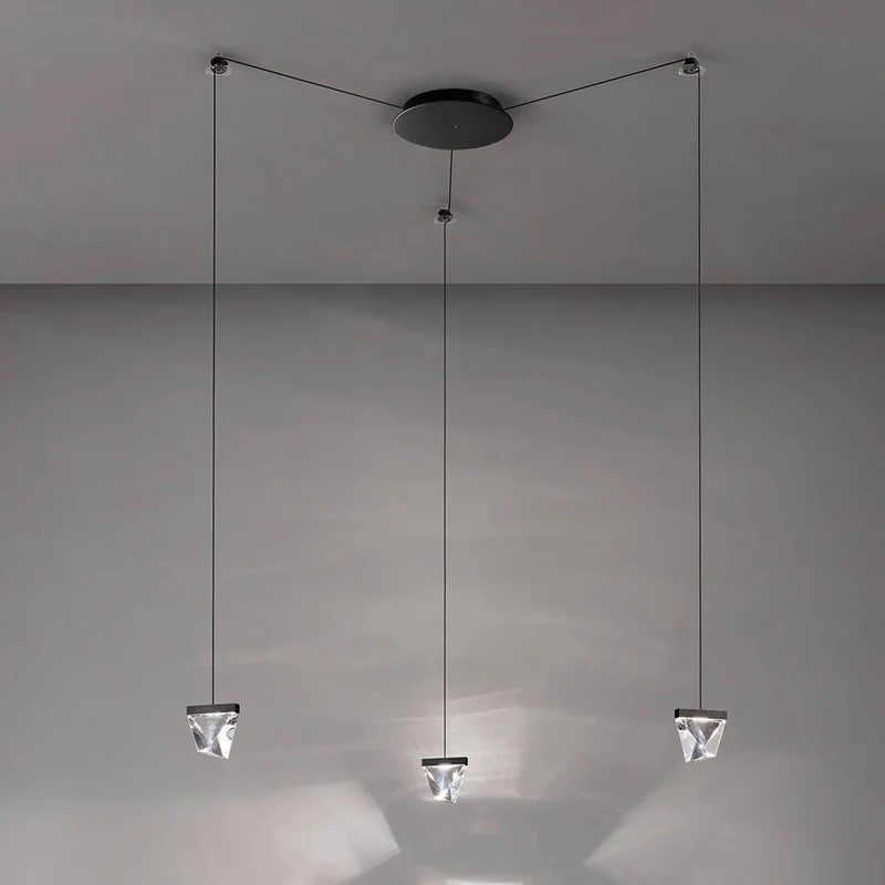 Fabbian Tripla LED-Hängelampe 3-flammig